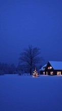 Fêtes,Paysage,Hiver,Maisons,Nouvelle Année,Neige,Noël
