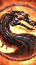 Télécharger une image Jeux,Logos,Dragons,Feu,Mortal Kombat pour le portable gratuitement.