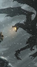 Télécharger une image Dragons,Jeux,The Elder Scrolls pour le portable gratuitement.