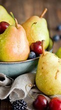 Télécharger une image Fruits,Nourriture,Poires,Still life pour le portable gratuitement.