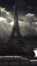 Télécharger une image Jeux,Fallout,Tour Eiffel pour le portable gratuitement.