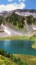 Télécharger une image Paysage,Montagnes,Sapins,Lacs pour le portable gratuitement.
