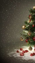 Télécharger une image Fêtes,Nouvelle Année,Sapins,Noël pour le portable gratuitement.