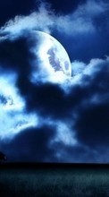 Télécharger une image Fantaisie,Nuit,Lune pour le portable gratuitement.