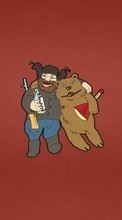 Télécharger une image Humour,Contexte,Hommes,Bears pour le portable gratuitement.
