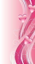 Télécharger une image 1024x600 Contexte,Cœurs,Amour,Saint Valentin pour le portable gratuitement.