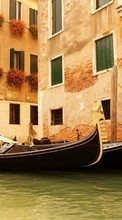 Télécharger une image Paysage,Villes,Bateaux,Venise pour le portable gratuitement.