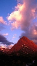 Télécharger une image Paysage,Sky,Montagnes,Nuages pour le portable gratuitement.