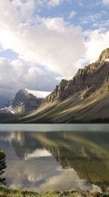 Télécharger une image Paysage,Eau,Sky,Montagnes pour le portable gratuitement.
