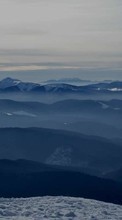 Télécharger une image Paysage,Hiver,Montagnes pour le portable gratuitement.