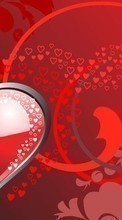 Télécharger une image 240x400 Cœurs,Amour,Saint Valentin,Dessins pour le portable gratuitement.