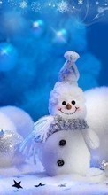 Télécharger une image Fêtes,Hiver,Nouvelle Année,Noël,Bonhommes de neige pour le portable gratuitement.