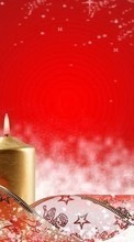 Télécharger une image Bougies,Fêtes,Contexte,Nouvelle Année,Noël pour le portable gratuitement.