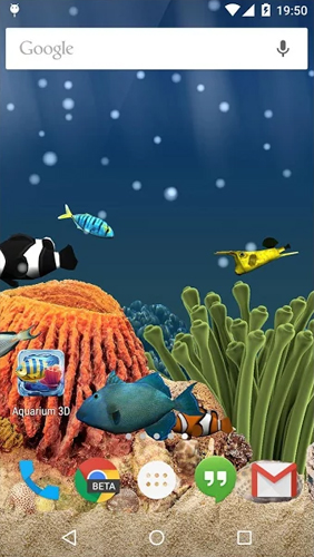 Télécharger gratuitement le fond d'écran animé Aquarium sur les portables et les tablettes Android.