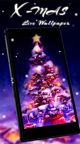 Télécharger gratuitement le fond d'écran animé Sapin de Noël   sur les portables et les tablettes Android.