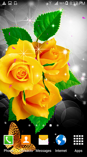 Fleurs   - télécharger gratuit un fond d'écran animé Fleurs pour le portable.