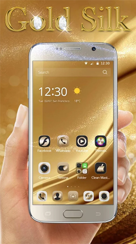 Télécharger gratuitement le fond d'écran animé Luxe d'or  sur les portables et les tablettes Android.
