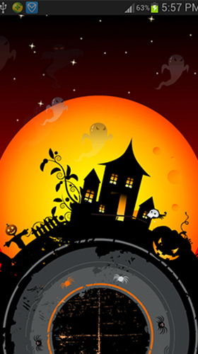 Télécharger gratuitement le fond d'écran animé Halloween  sur les portables et les tablettes Android.