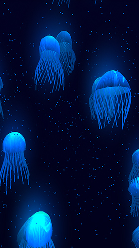 Méduse 3D  - télécharger gratuit un fond d'écran animé Aquariums pour le portable.