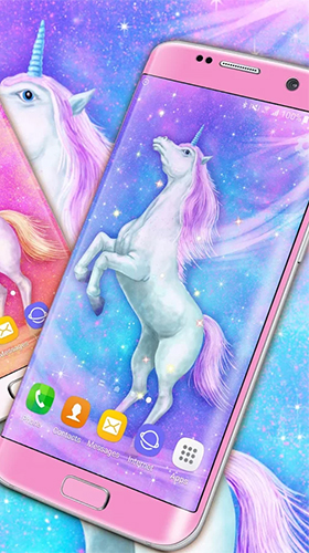 Licorne magique  - télécharger gratuit un fond d'écran animé Fantasy pour le portable.