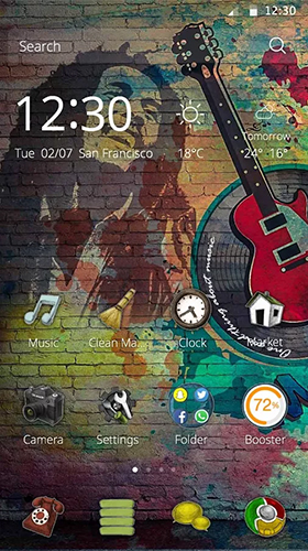 Vie de musique  - télécharger gratuit un fond d'écran animé Abstrait pour le portable.