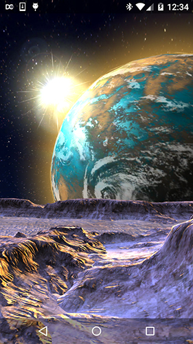 Planète X 3D  - télécharger gratuit un fond d'écran animé Espace pour le portable.