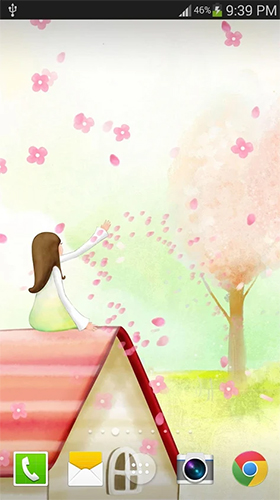 Sakura  - télécharger gratuit un fond d'écran animé Plantes pour le portable.