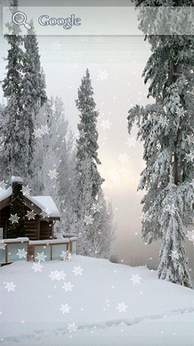Hiver de neige  - télécharger gratuit un fond d'écran animé Paysage pour le portable.