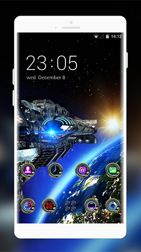 Galaxie spatiale 3D  - télécharger gratuit un fond d'écran animé Espace pour le portable.
