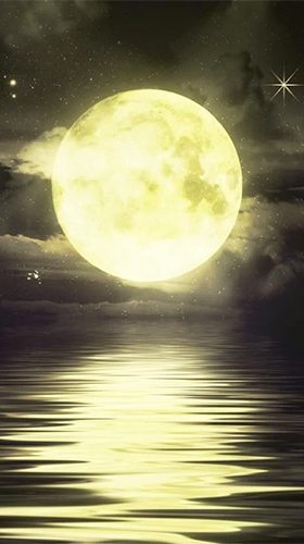 Paradis de lune  - télécharger gratuit un fond d'écran animé Paysage pour le portable.
