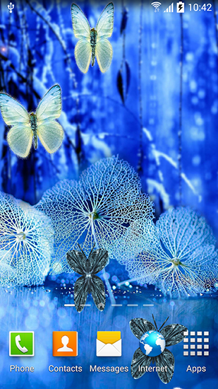 Papillons abstraits  - télécharger gratuit un fond d'écran animé Paysage pour le portable.