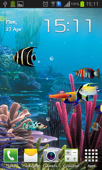 Aquarium - télécharger gratuit un fond d'écran animé pour le portable.