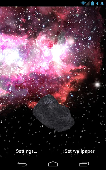 Astéroïde Apophis  - télécharger gratuit un fond d'écran animé Espace pour le portable.