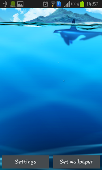 Asus: Mon océan  - télécharger gratuit un fond d'écran animé Interactif pour le portable.