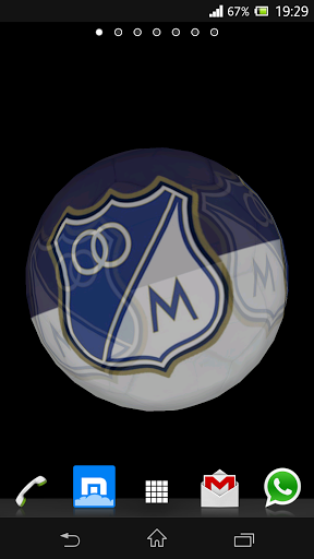 Le ballon 3D: Millonarios - télécharger gratuit un fond d'écran animé 3D pour le portable.