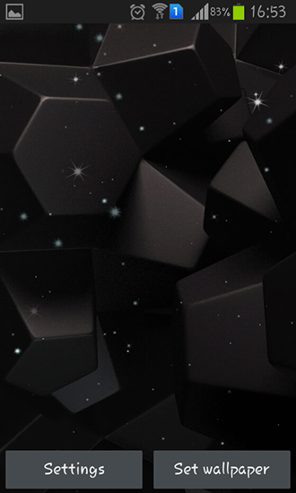 Noir - télécharger gratuit un fond d'écran animé Abstrait pour le portable.