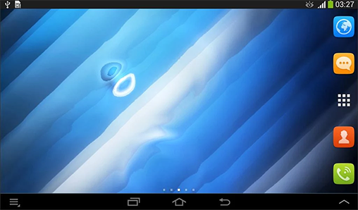 Télécharger gratuitement le fond d'écran animé Eau bleue  sur les portables et les tablettes Android.