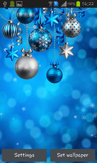 Télécharger gratuitement le fond d'écran animé Décoration de Nouvel An  sur les portables et les tablettes Android.