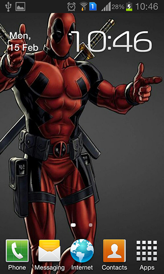 Deadpool - télécharger gratuit un fond d'écran animé pour le portable.