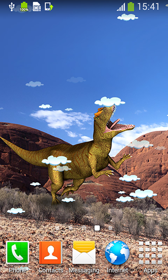 Télécharger gratuitement le fond d'écran animé Dinosaure  sur les portables et les tablettes Android.