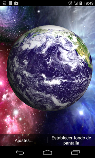 Terre 3D  - télécharger gratuit un fond d'écran animé Espace pour le portable.