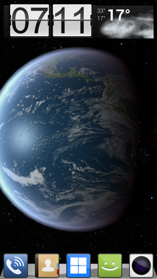 La Terre  - télécharger gratuit un fond d'écran animé Espace pour le portable.