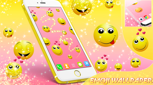 Télécharger Emoji, fond d'écran animé gratuit pour Android sur le bureau. 