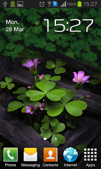 Fleurs 3D - télécharger gratuit un fond d'écran animé Plantes pour le portable.