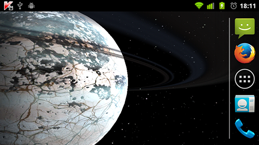 Télécharger gratuitement le fond d'écran animé Planètes étrangères 3D sur les portables et les tablettes Android.