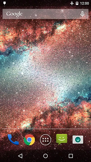 Poussière de galaxie - télécharger gratuit un fond d'écran animé Espace pour le portable.