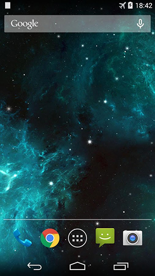 Galaxie nuageuse  - télécharger gratuit un fond d'écran animé Espace pour le portable.