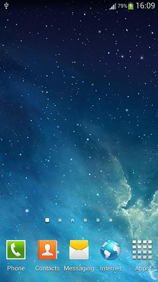 Télécharger gratuitement le fond d'écran animé Galaxie: Parallaxe  sur les portables et les tablettes Android.