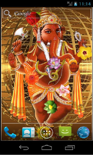 Télécharger gratuitement le fond d'écran animé Ganesha HD sur les portables et les tablettes Android.