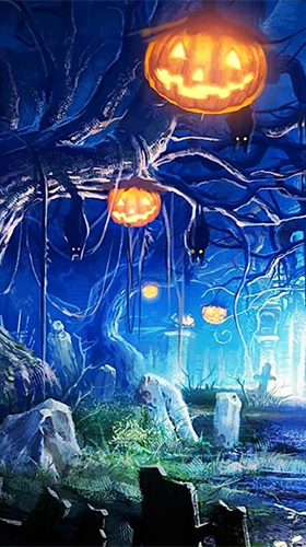 Télécharger Halloween , fond d'écran animé gratuit pour Android sur le bureau. 